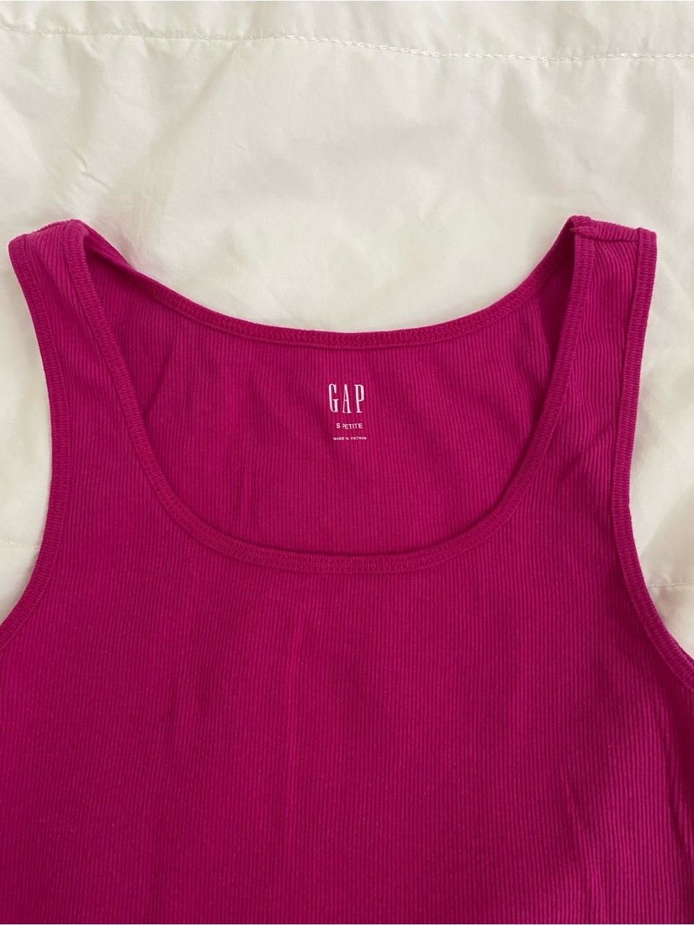 GAP Ribbed Tank Top - Magenta - Picture 2 of 3